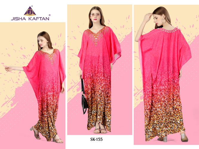 Jelite Silk Kaftan Vol 7 Fancy Printed Kaftan Catalog
